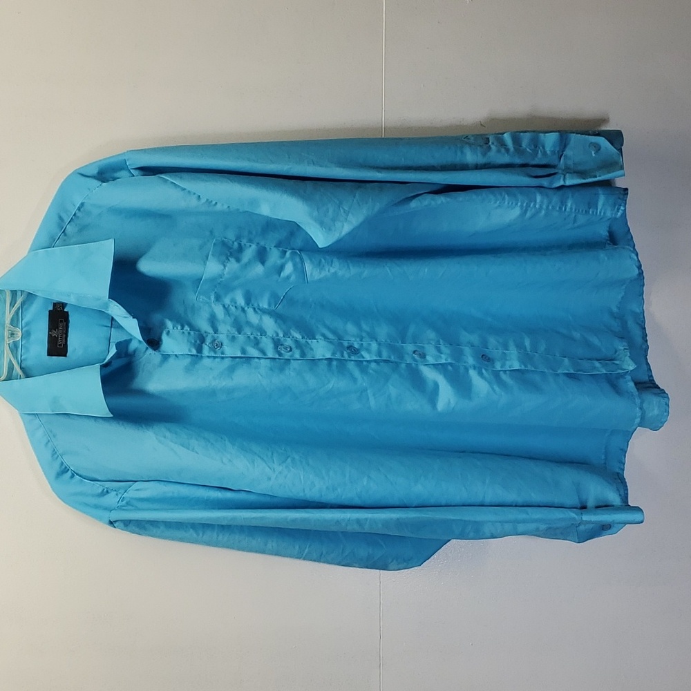 Mens Vittorino Button-Up Dress Shirt Size 16-16 1/2  34-35